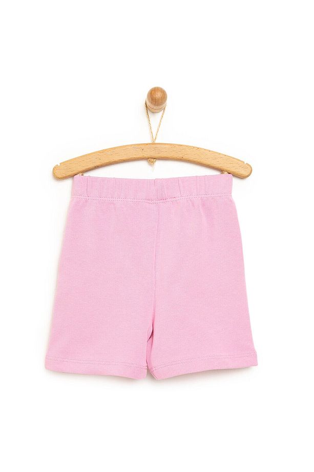 HelloBaby Kız Bebek Şort Süprem Kumaş Reçme Paça - 2