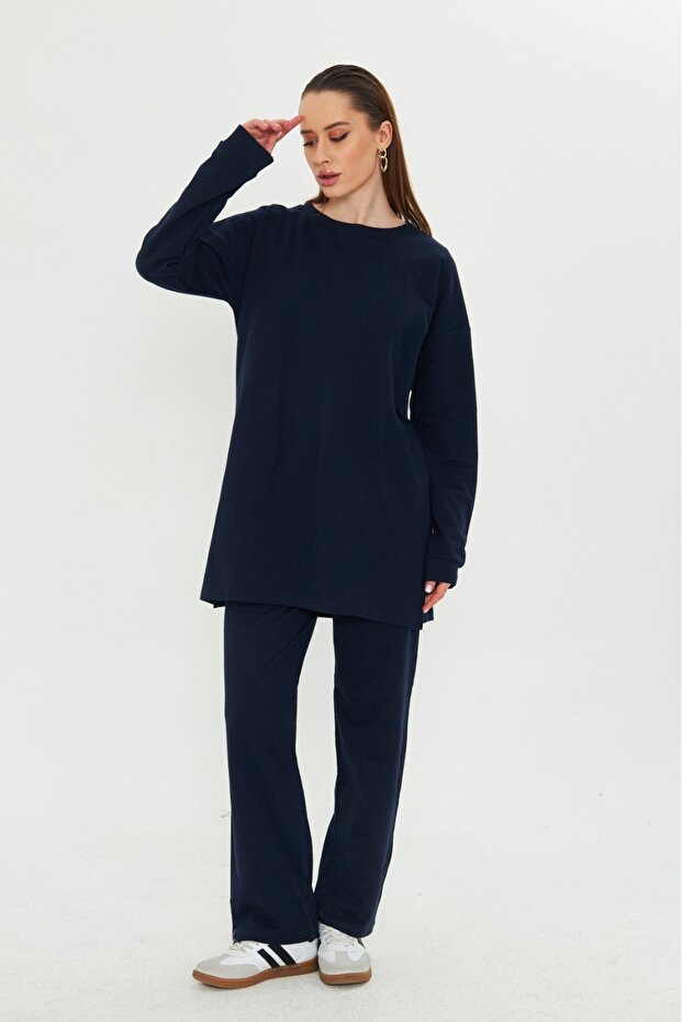 100% Cotton Tunic Bottom Top Set