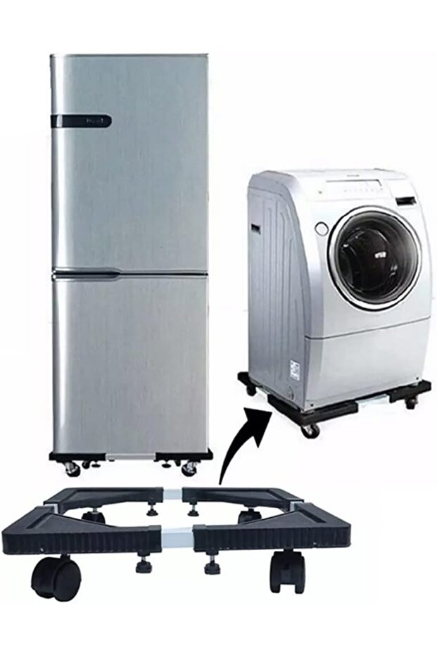Multi Functional Movable Adjustable Base For Washing Machine Dryer And Refrigerators - 6