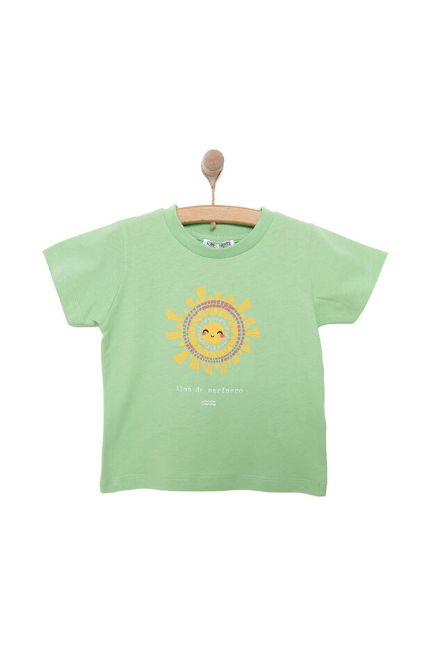 HelloBaby Basic Güneş Baskılı Tshirt Erkek Bebek - 3