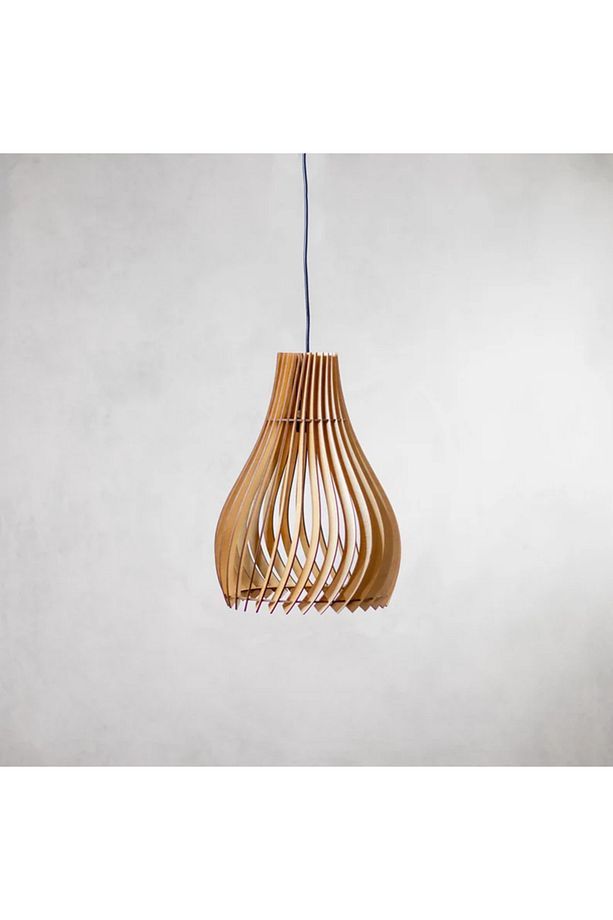 Mutfak, Oturma Odası, Yemek Odası ve Yatak Odası için Modern Ahşap Sarkıt Avize - 3