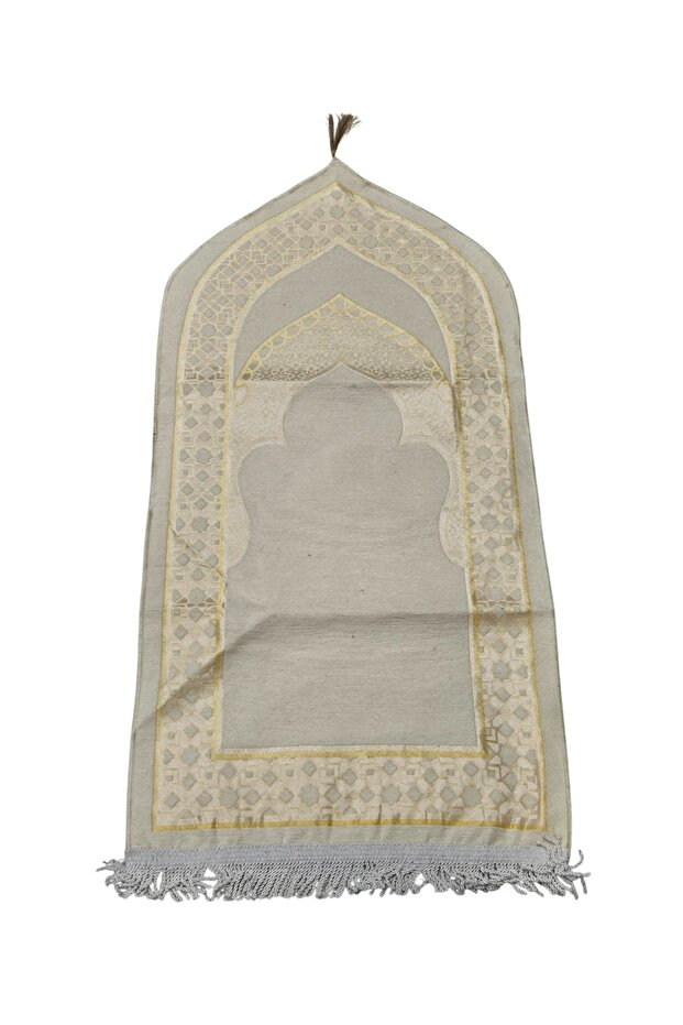 سجادة صلاة للأطفال بتصميم إسلامي مبطنة، سجادة صلاة ناعمة ومريحة 50×100 سم
