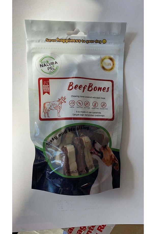 Eco Beef Bones Biftek Kaplı Press Kemik 105gr - 1