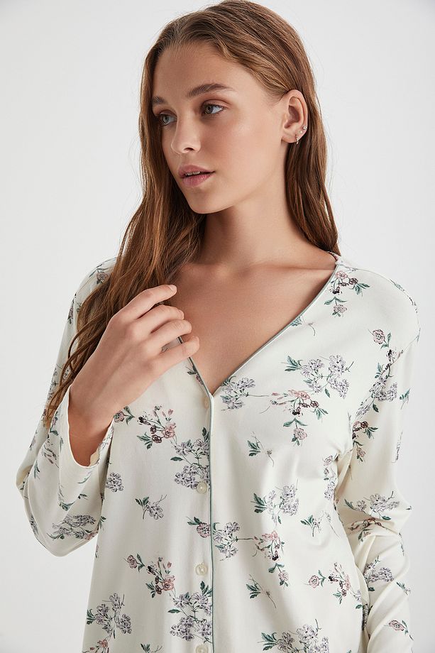 Yumuşak doukulu pijama takımı - 4