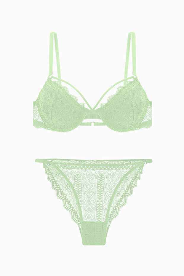 Noa Lacy Wedge 2609 Light Green Crime Spider Dress Kit