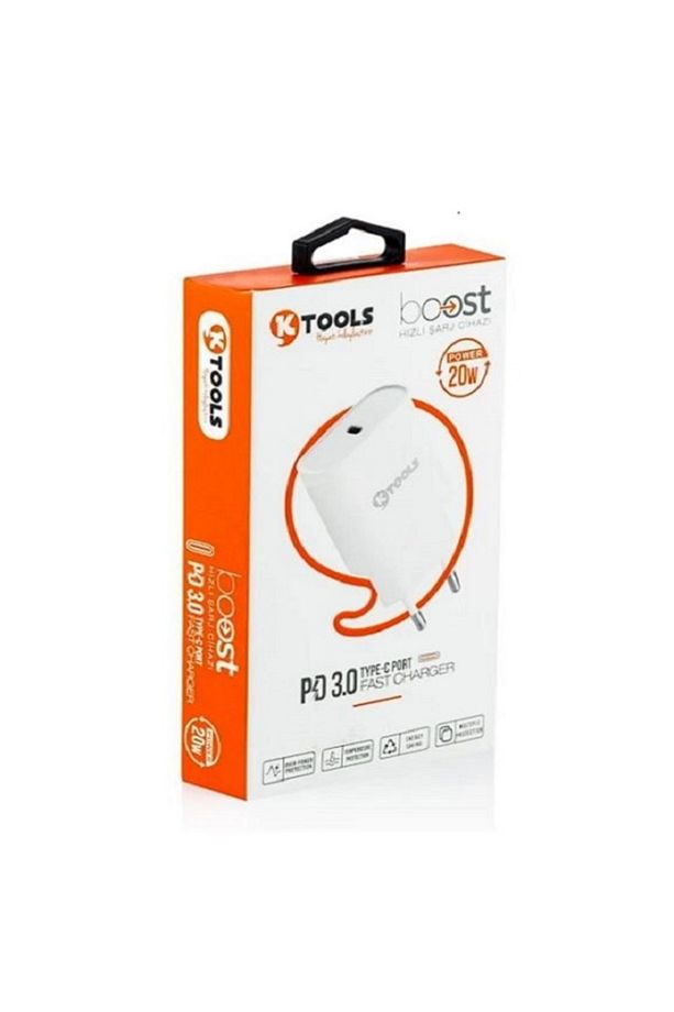 KTools Type-C - Type-C 20W PD Hızlı Şarj Başlığı - 1