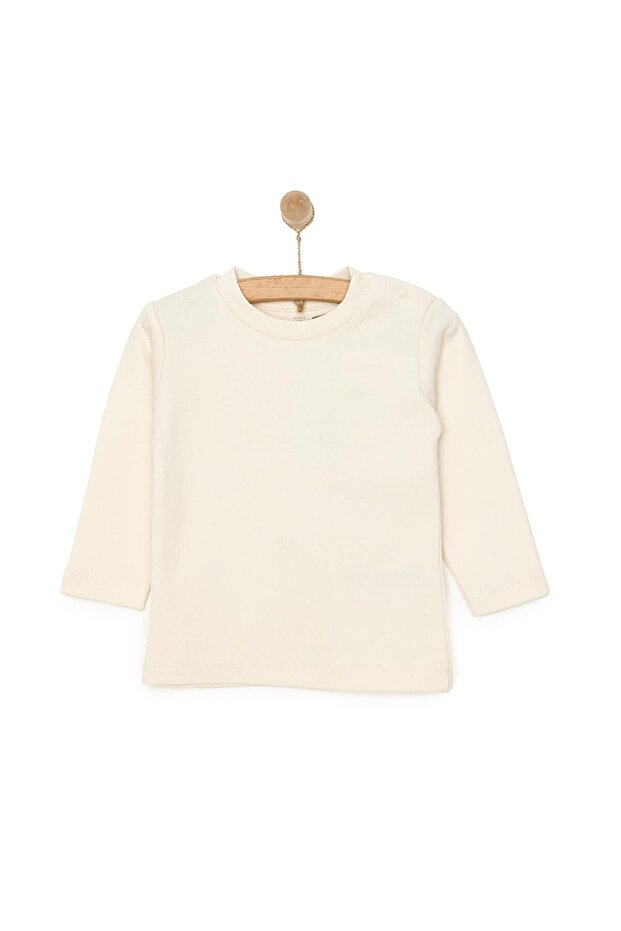 HelloBaby Basic İnterlok Uzun kol Tshirt Unisex - 1