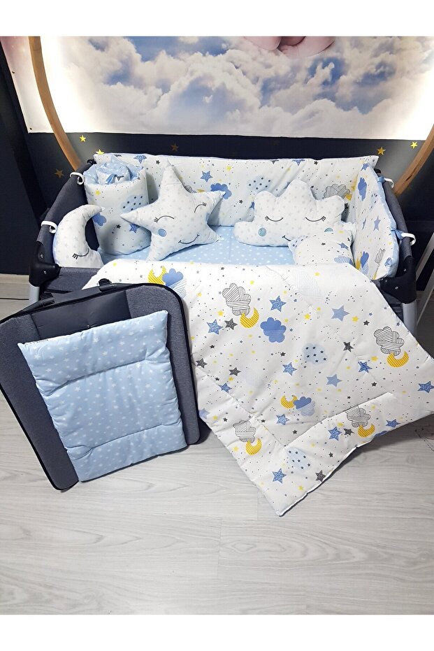 70X120 Baby Sleeping Set 11 Pieces for Park Cribs
