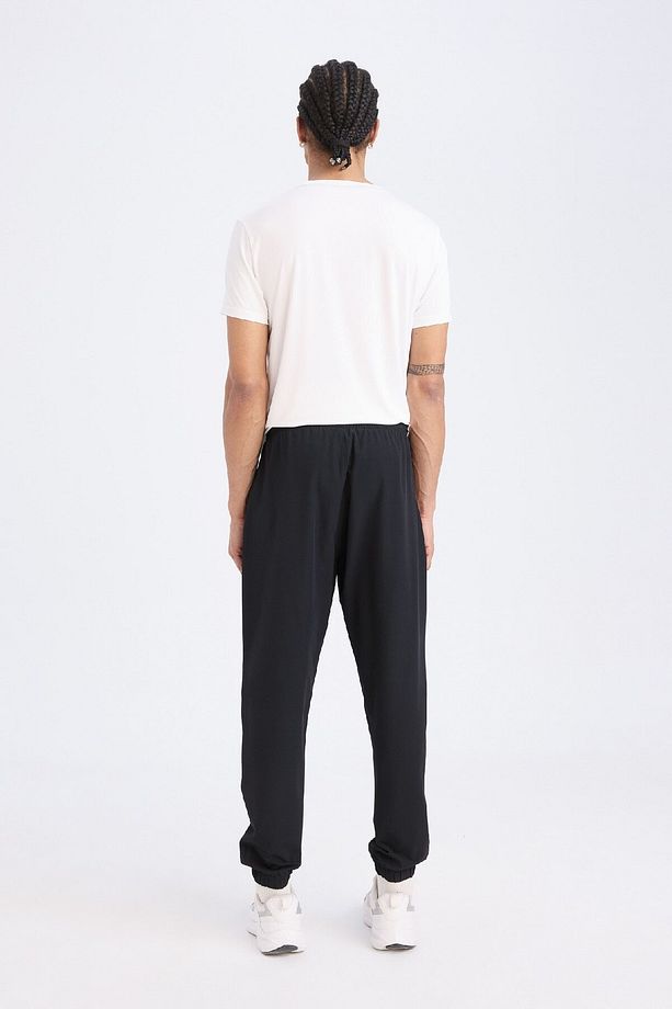 DeFactoFit Slim Fit Dokuma Sporcu Jogger Eşofman Altı Dar Kesim Çift Cepli C1212AX25SP - 7