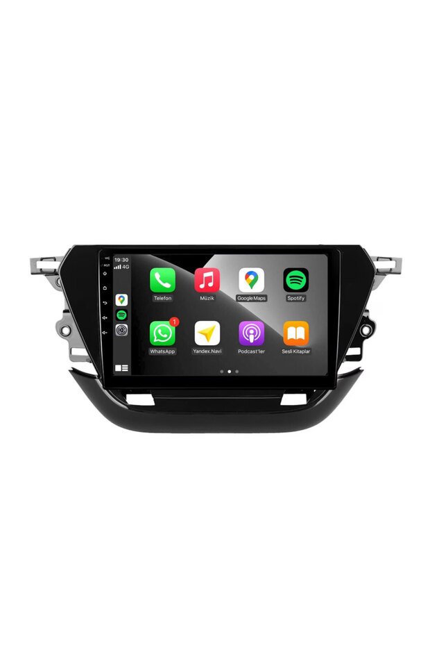 Opel Corsa F Araç Multimedya Android Ekran Carplay Double Teyp 4+64 9" 19-23 P.Black BLUEWAY - 2