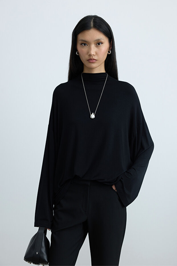 Siyah Olivia Bluz - 2