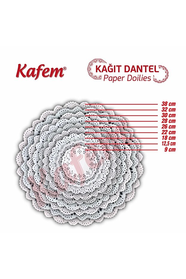 Dantel Kağıt 30 Cm (100 Adet) - 3