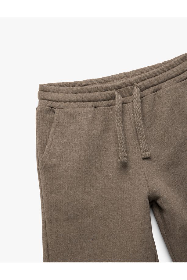 Beli Bağcıklı Cep Detaylı ı Basic Şort - 3