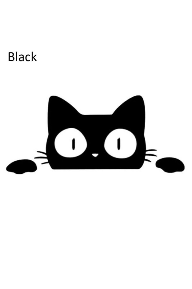 Curious Cat Auto Sticker