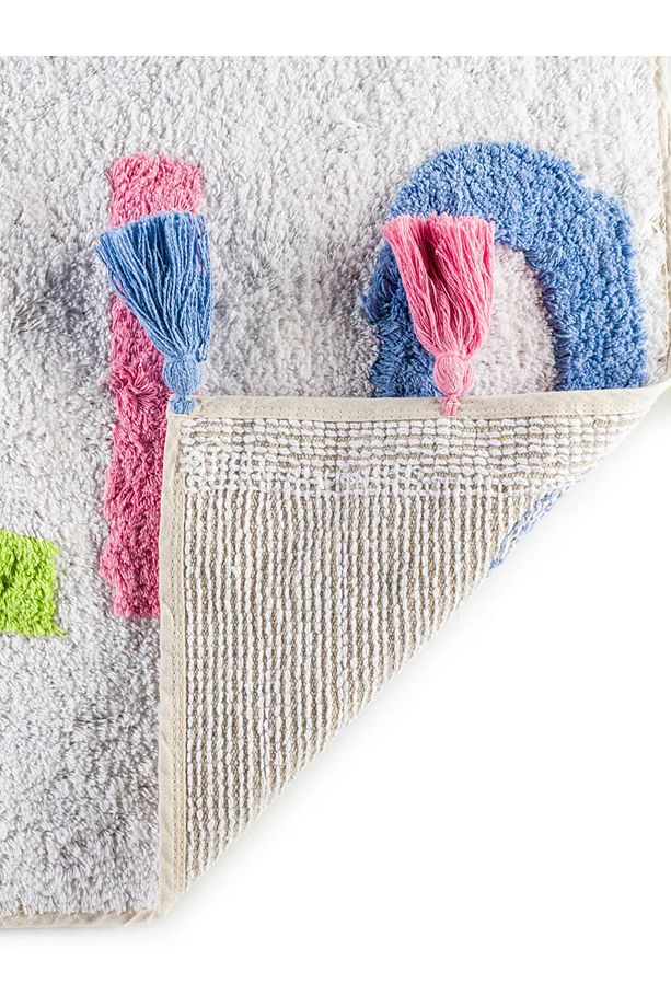 LCW HOME Karışık Püsküllü Banyo Paspası 50x70 Cm - 4