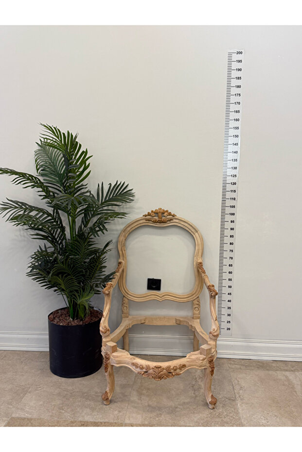 KLASİK AHŞAP OYMALI BERJER - 4