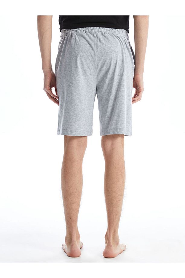LCW Slim Fit Erkek Pijama Alt Şort - 4