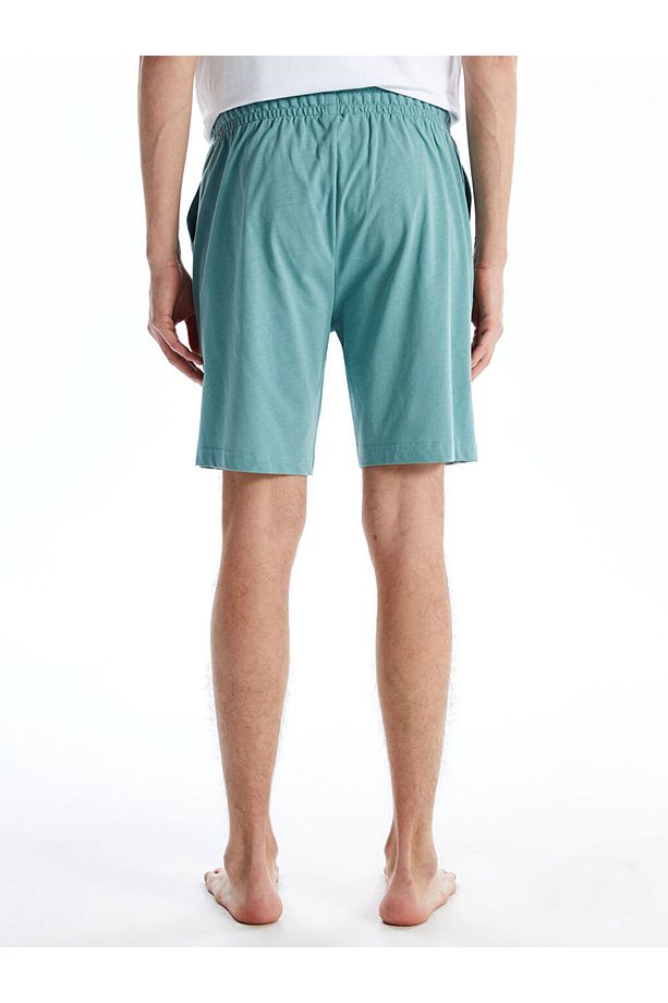 LCW Slim Fit Erkek Pijama Alt Şort - 4