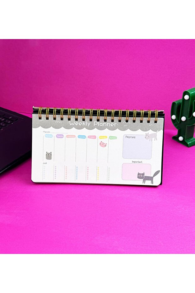 مخطط منضدية منقوش على شكل قطة غير مؤرخ - 3