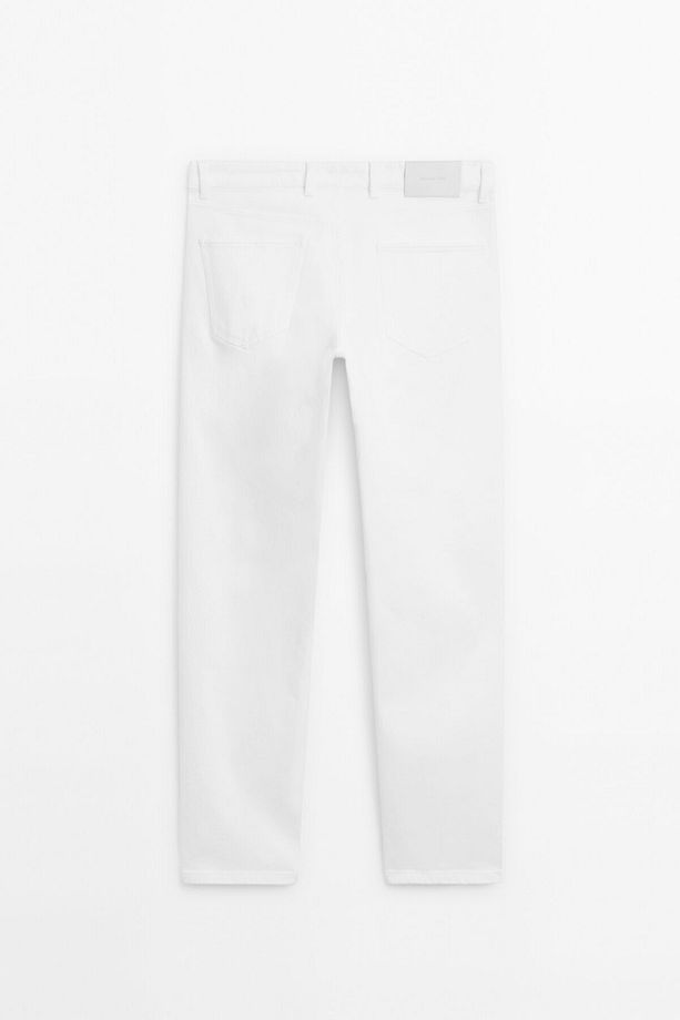 Slim fit kot pantolon - 8