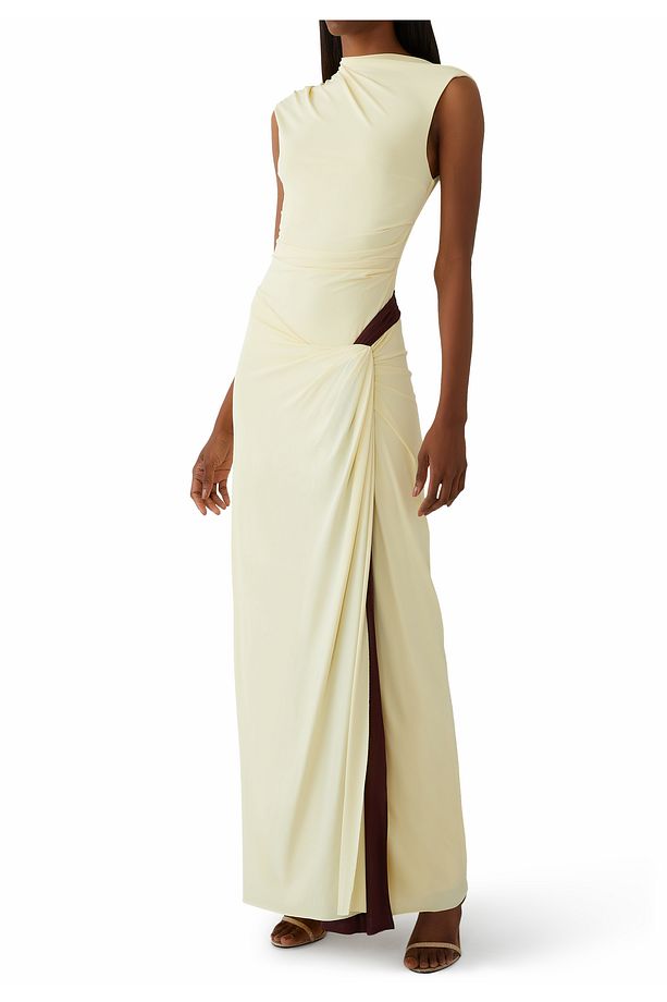 Greta Twist Maxi Elbise - 5