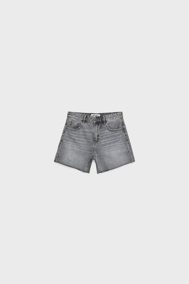 Denim bermuda şort - 5