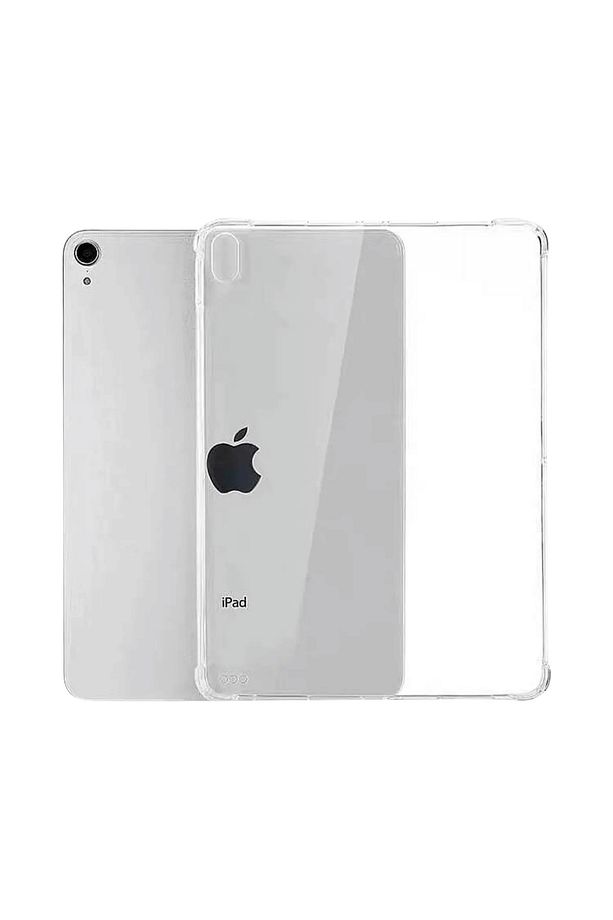 iPad 11. Nesil 2025 A16 Çip Uyumlu Fuchsia Şeffaf Koruyucu Silikon Kapak - 5