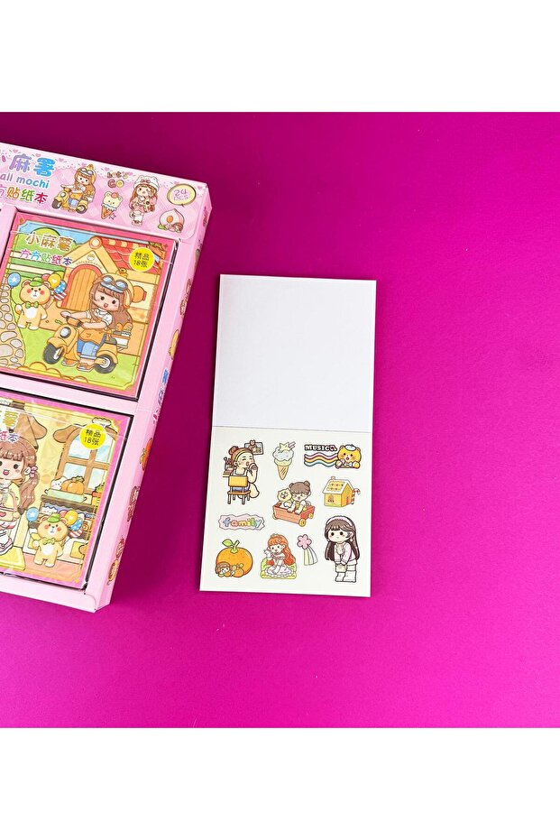 Sevimli Kız Sticker Defteri - 3
