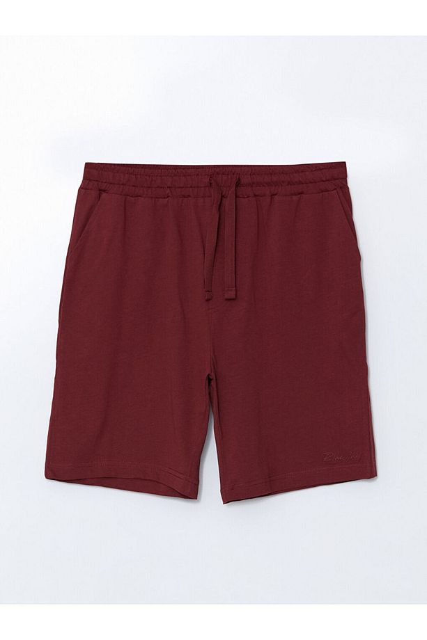 LCW Slim Fit Erkek Pijama Alt Şort - 1