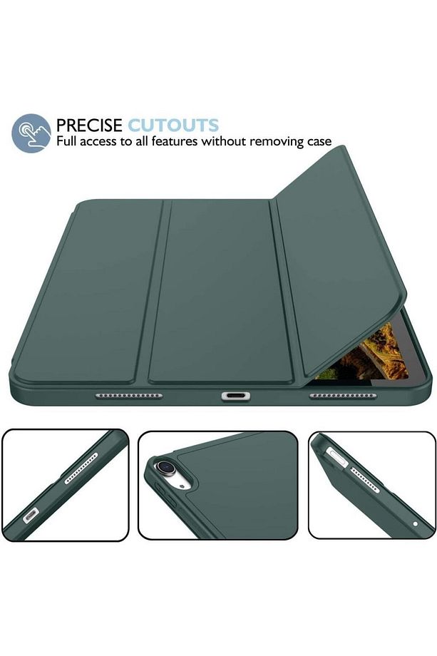 Apple Ipad 11.nesil A16 11inç/10.nesil 10.9inç Uyumlu Kılıf Kalem Bölmeli Smart Case - 4