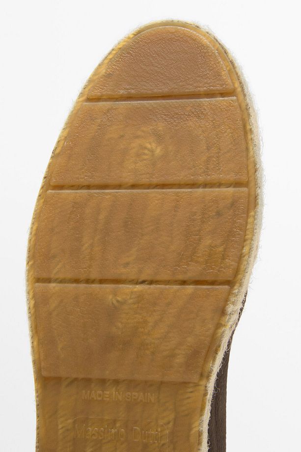 Burnu dikişli espadril - 6