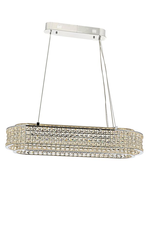 662-DK Krom Led Avize - 1