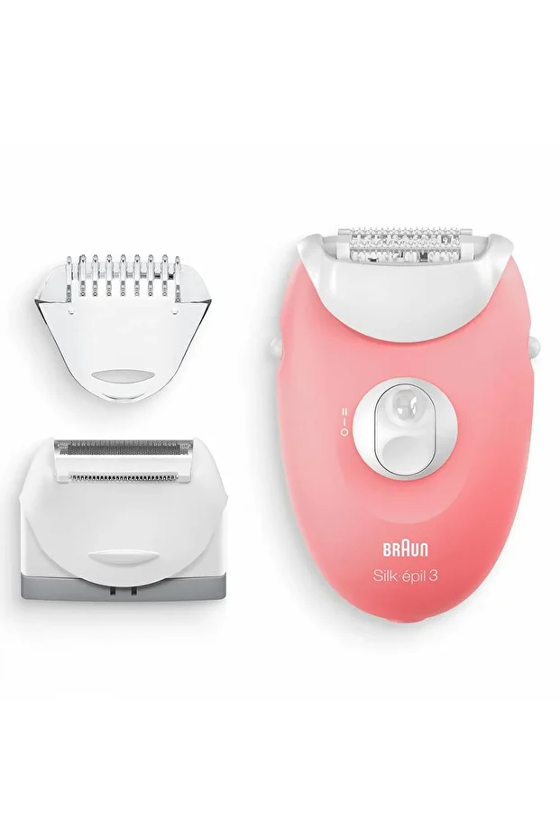 Silk-épil 3 3277 Smartlight, 2 Hız Ayarı, Kablolu Epilatör / Pembe - 5