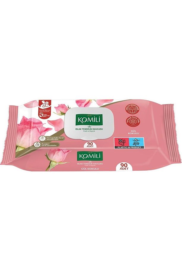 Islak Havlu Mendil 90 Yaprak Karma 2 Li Set (OKYANUS ESİNTİSİ-GÜL KOKULU) 180 Yaprak - 8