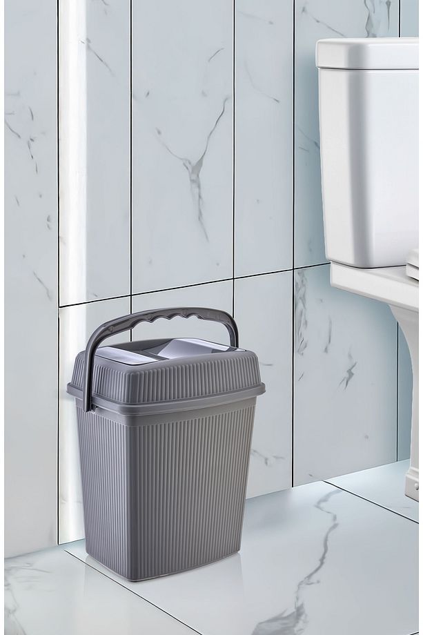 Tutma Saplı Banyo Mutfak Çöp Kovası 5 Litre - 1