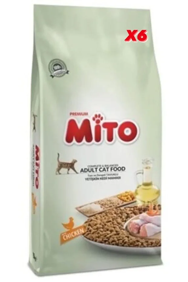 Tavuklu 1 Kg X6 Yetişkin Kedi Maması Orjinal Paket - 4