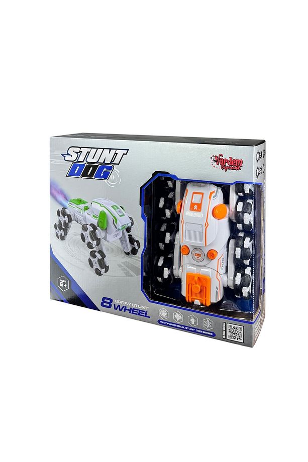 Rc 8 Teker Duman Atan Robot Köpek Akrobat Araba Uzaktan Kumandalı Full Fonksiyon - 9
