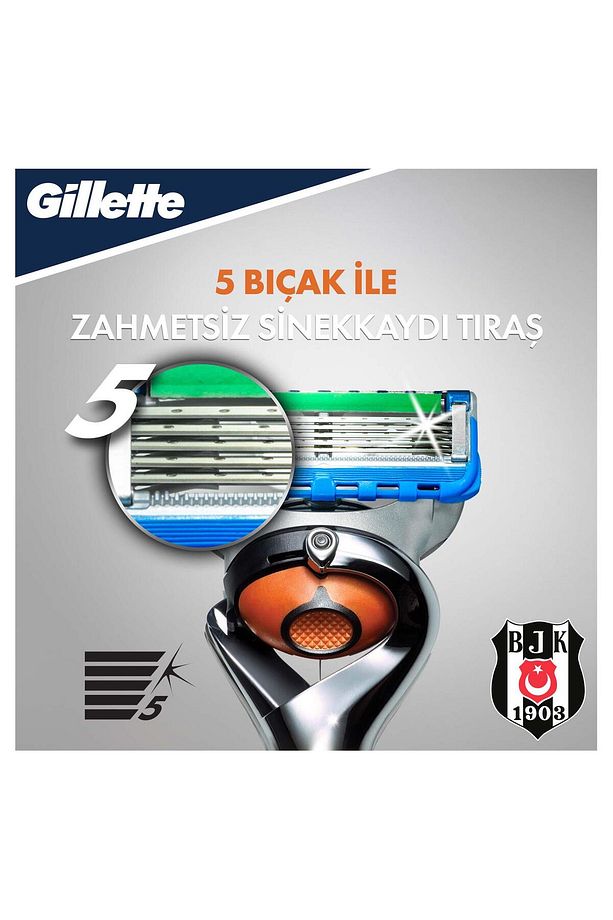 Fusion Proglide Makine + 4'lü Yedek Bıçak Beşiktaş Özel Seri - 4