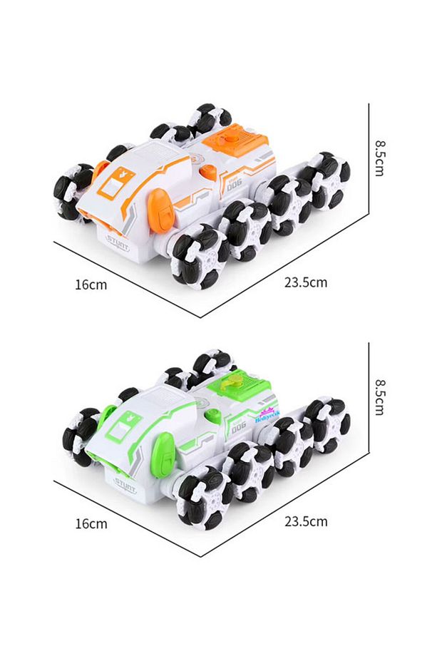 Rc 8 Teker Duman Atan Robot Köpek Akrobat Araba Uzaktan Kumandalı Full Fonksiyon - 8