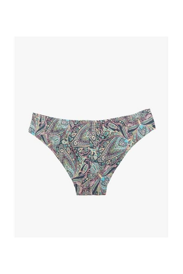 Şal Desenli Renkli Astarlı Bikini Altı Db200507ba - 5