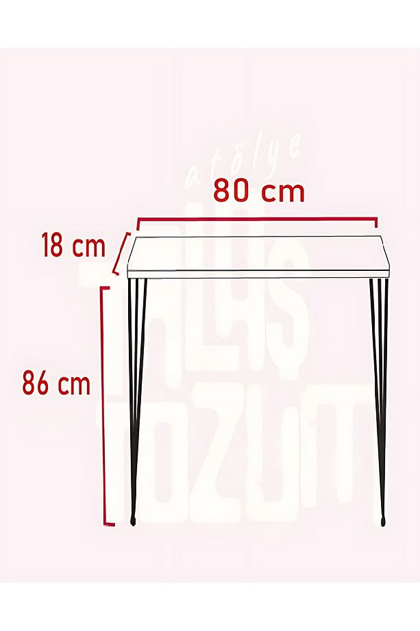 Hazeran Desen Raf -petek Üstü Dresuar 80 Cm - 3