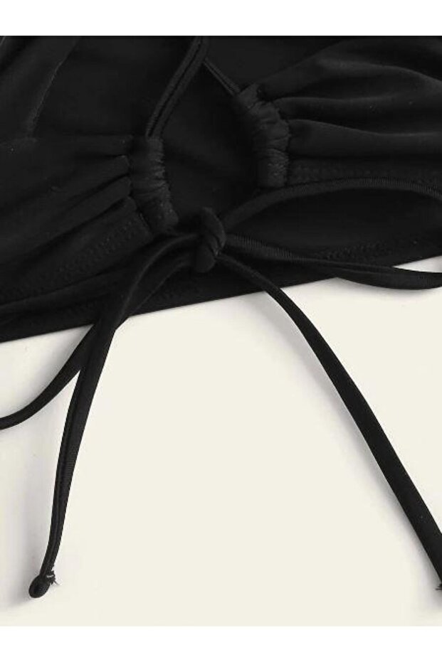 İp Bağlamalı Bkini Üst DB200787BU - 5