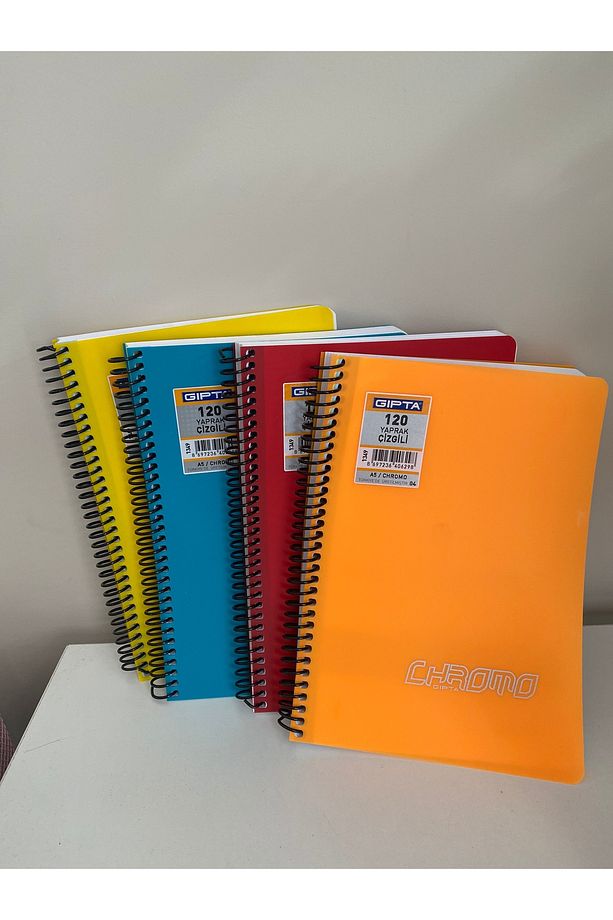 Chromo Spiralli Pp Kapakdefter A5 - 120 Yaprak Çizgili - 5