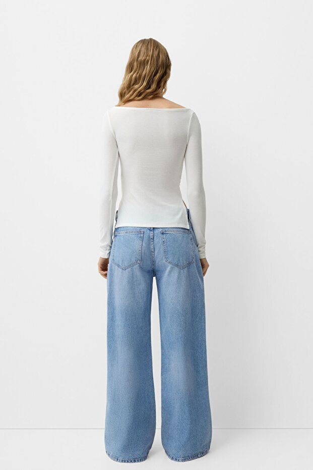 Geniş paça jean - 4