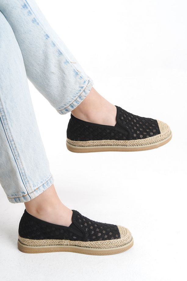 Kadın Yüksek Taban Sneaker File Dantel Spor Ayakkabı Larisa - 2