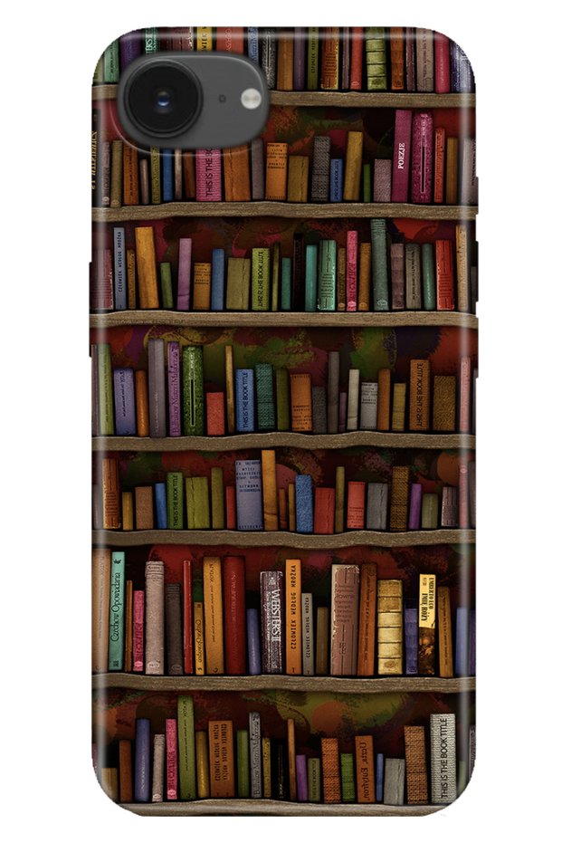 Case for iPhone 16E Case Color Silicone Printed Tpu Library
