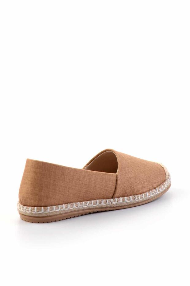Leinen-Espadrille für Damen – Tan K 01125010018 - 4