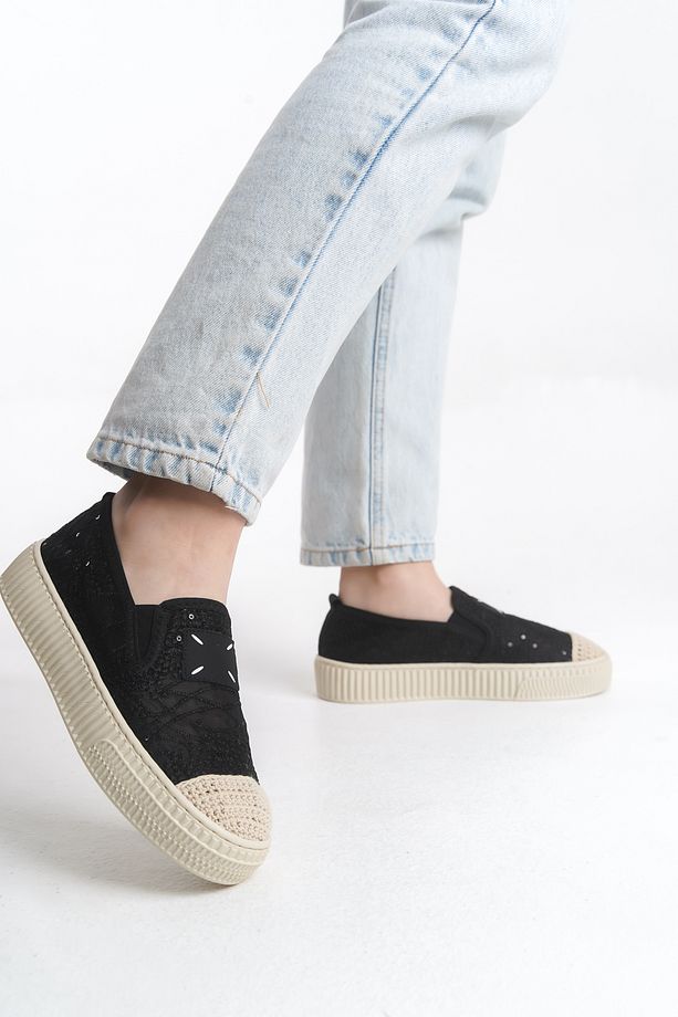 Kadın Yüksek Taban File Dantel Sneaker Günlük Spor Ayakkabı Nastiya - 2