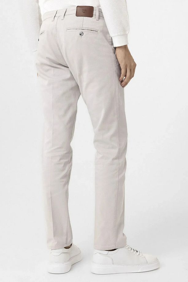 REGULAR (RAHAT) KALIP NORMAL BEL NORMAL PAÇA PAMUKLU KETEN PANTOLON - 4