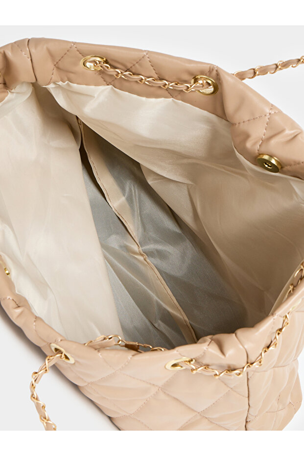 حقيبة كتف بحزام سلسلة - 5